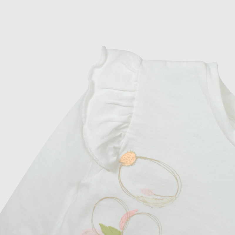 Polera blanca Dumbo para niños, cómoda y divertida