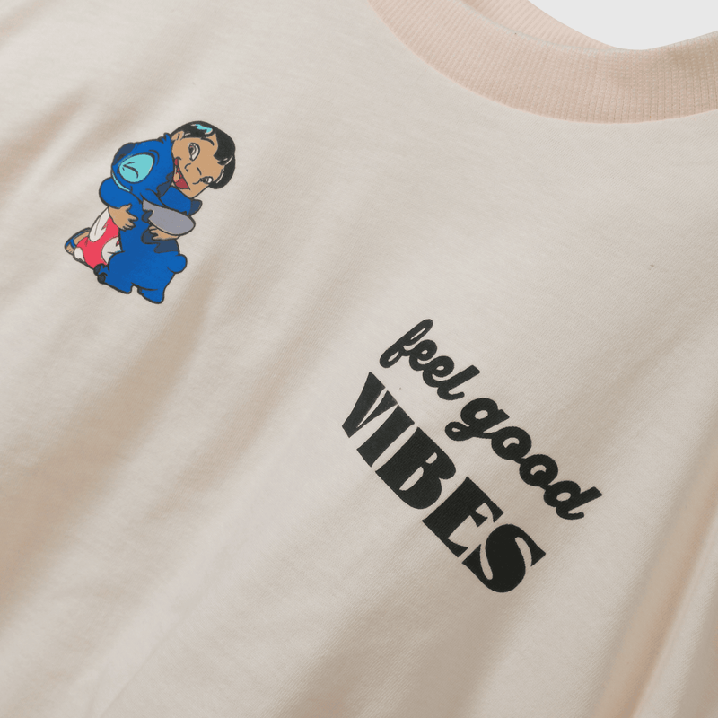 Polera naranja Lilo y Stitch para niños, comodidad y estilo