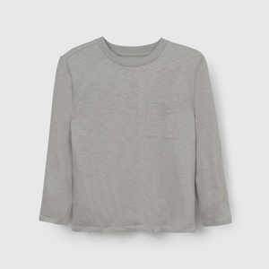 Polera gris para niños, comodidad y estilo asegurados