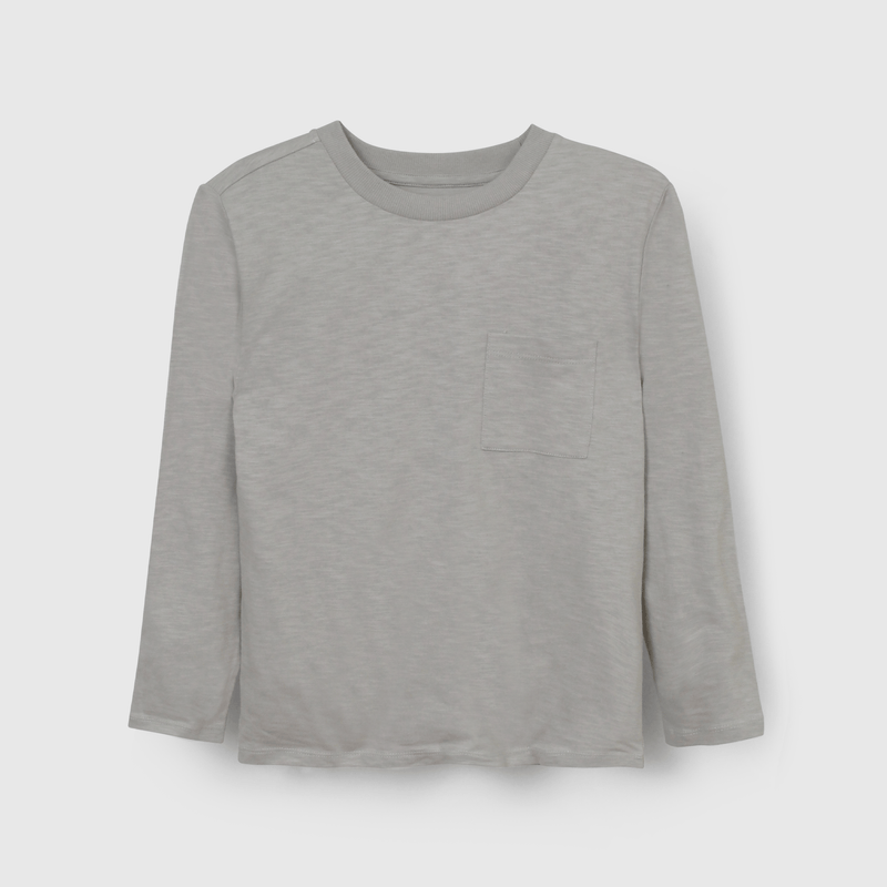 Polera gris para niños, comodidad y estilo asegurados