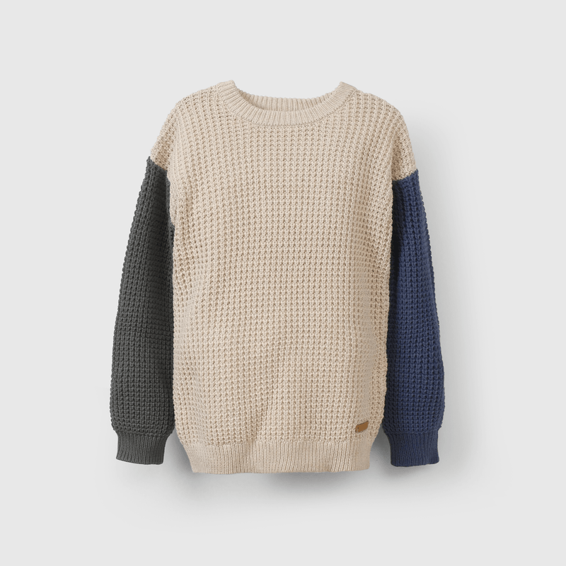 Sweater beige para niños, estilo y comodidad