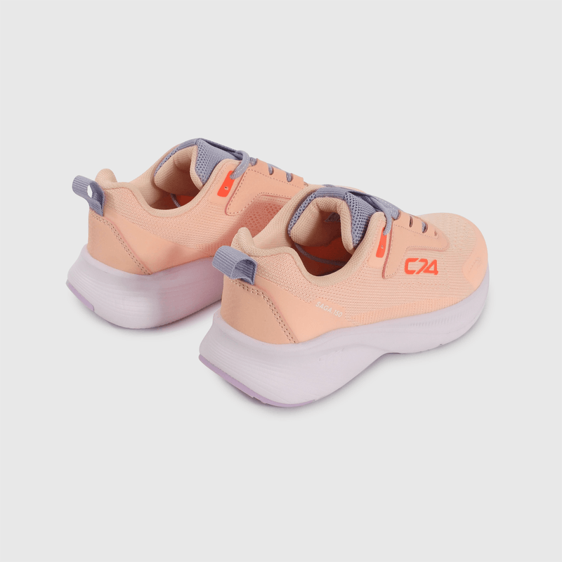 Zapatillas naranjas para niña, estilo y comodidad