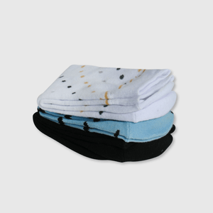 Pack 3 Calcetines Corazones Negro
