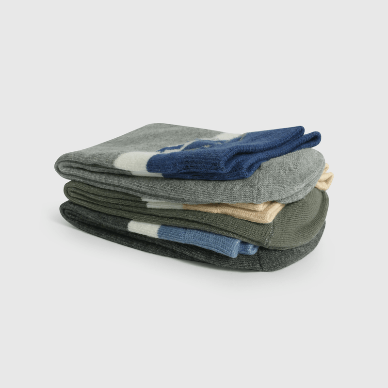 Calcetines cómodos y estilosos para niños en pack