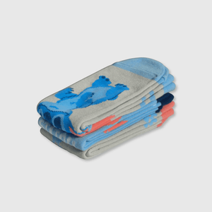 Calcetines azules de Stitch para niños, pack de 3