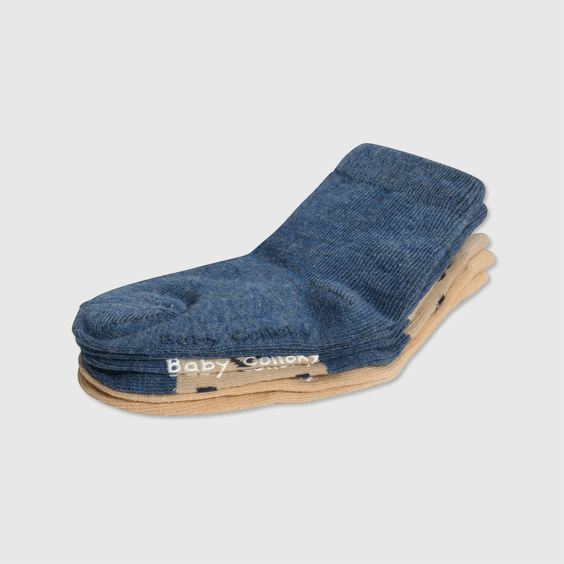 Calcetines azules para niños, pack de 3