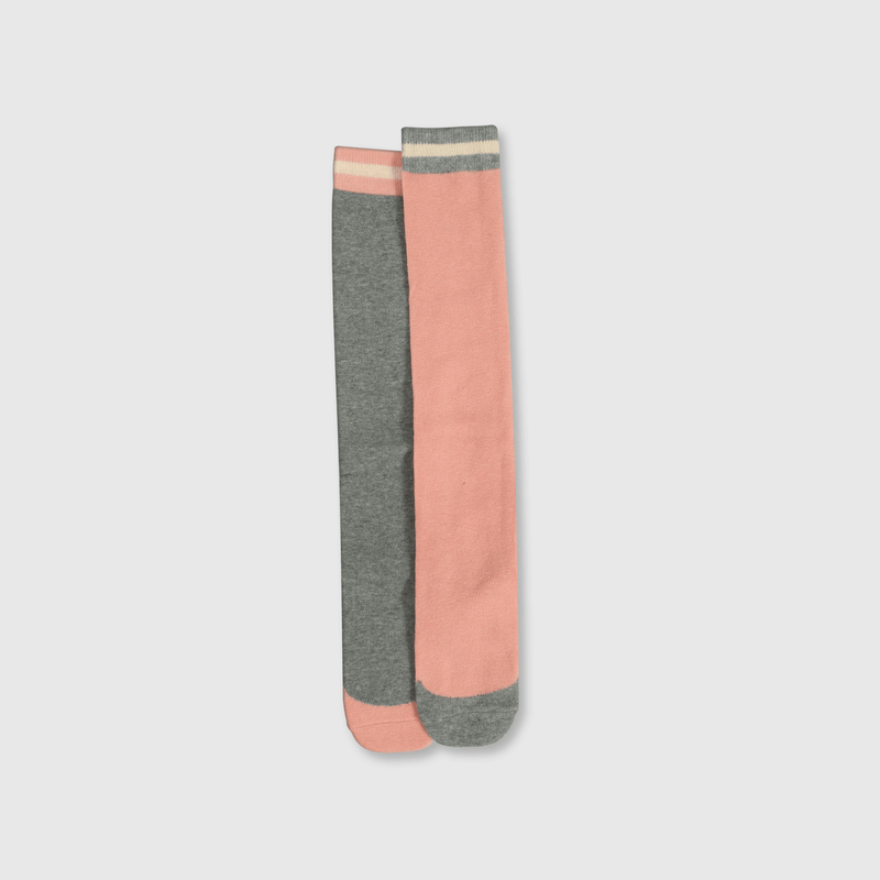 Calcetines largos rosados para niños, cómodos y estilosos