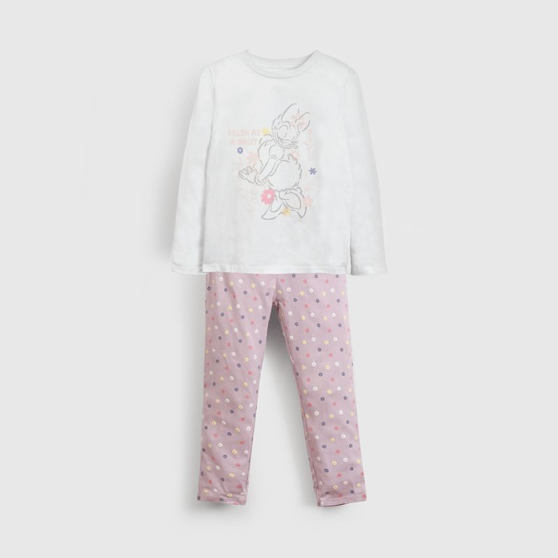Pijama Disney morado para niños, suave y cómodo