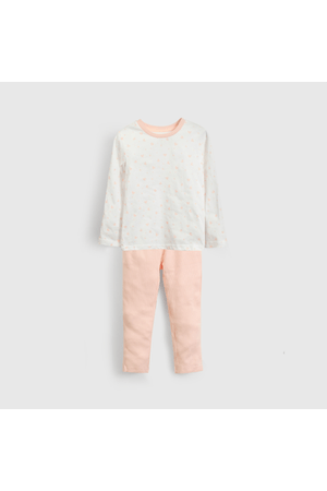 Pijama Manga Larga Rosado