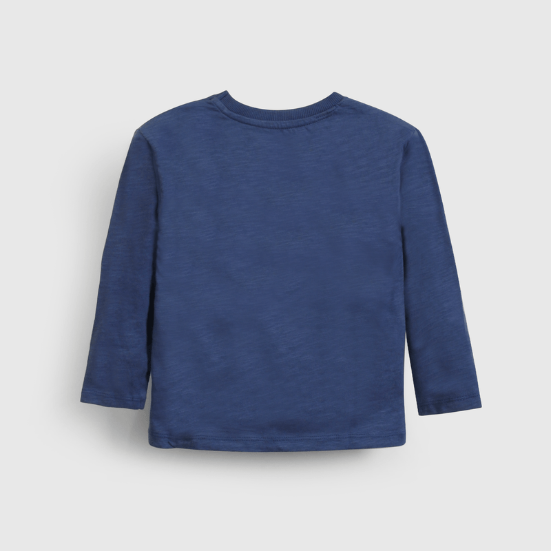 Polera azul para niños, comodidad y estilo