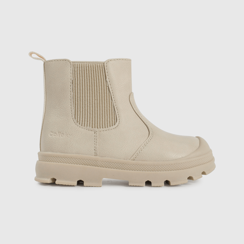 Botines beige para niños, comodidad y estilo