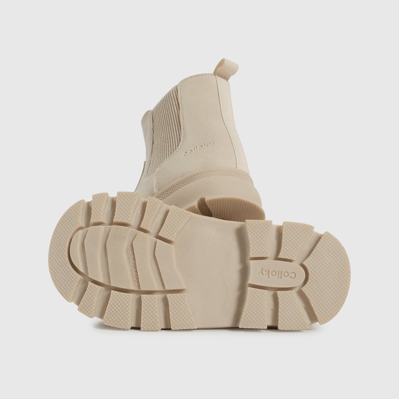 Botines beige para niños, comodidad y estilo