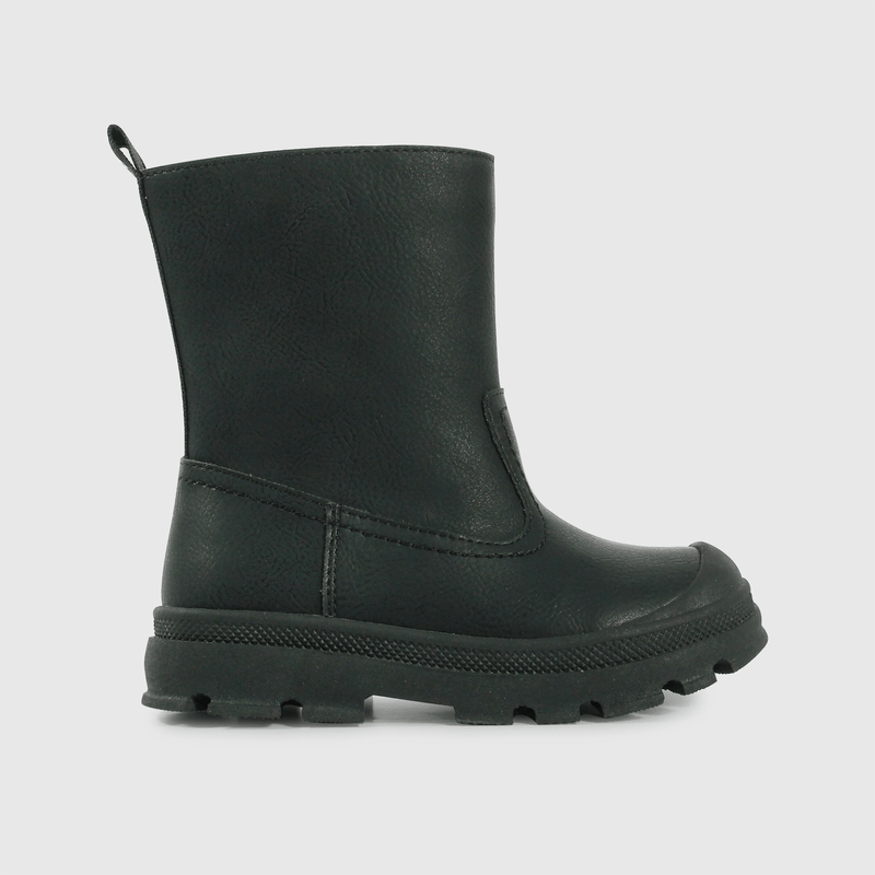 Bota negra para niños, comodidad y estilo asegurados