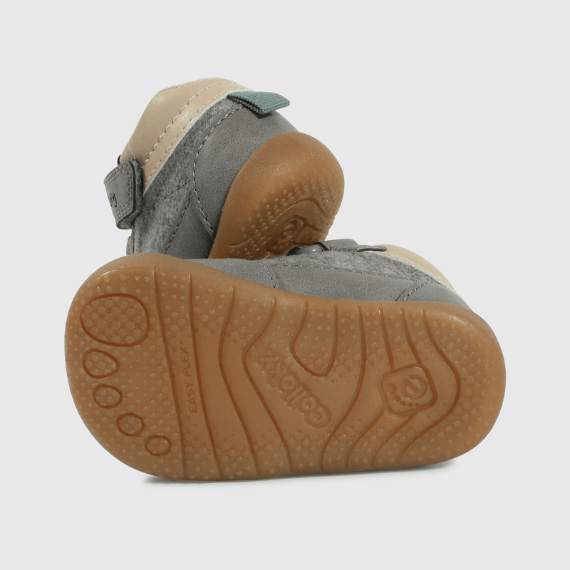 Botines grises para gateadores, estilo y confort