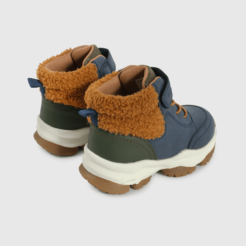 Botín azul para niños, comodidad y estilo en cada paso