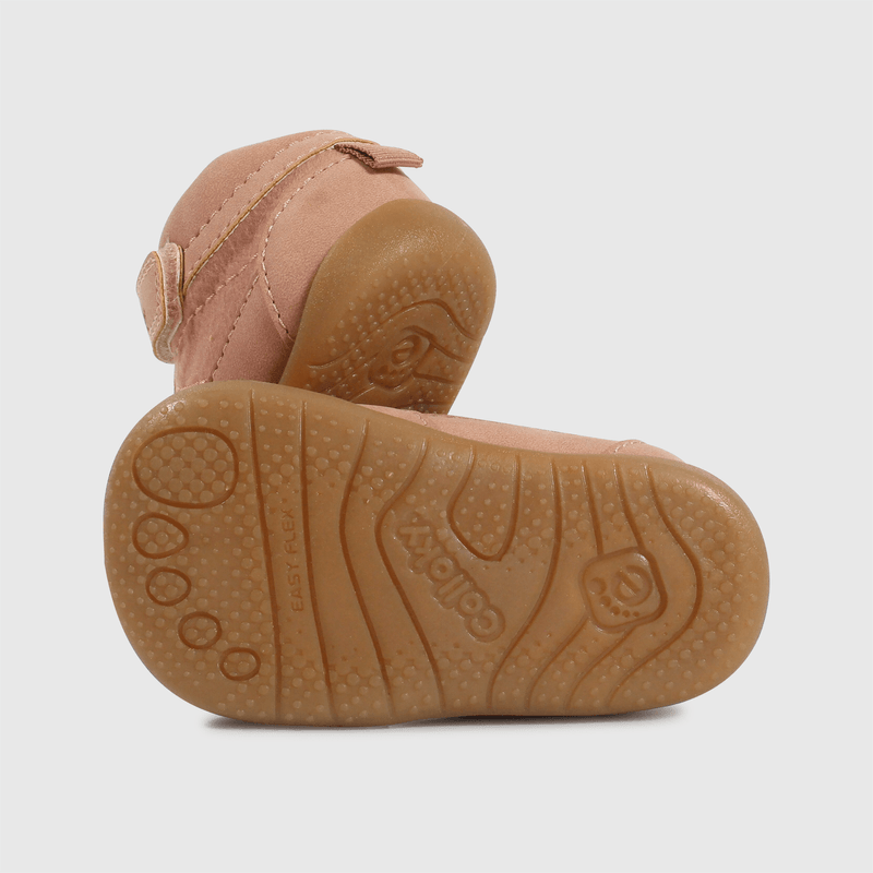 Botines rosados para gateadores, estilo y comodidad