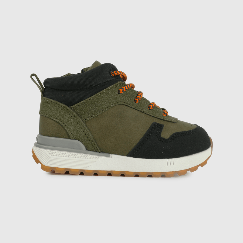 Zapatos verdes para niños, cómodos y seguros