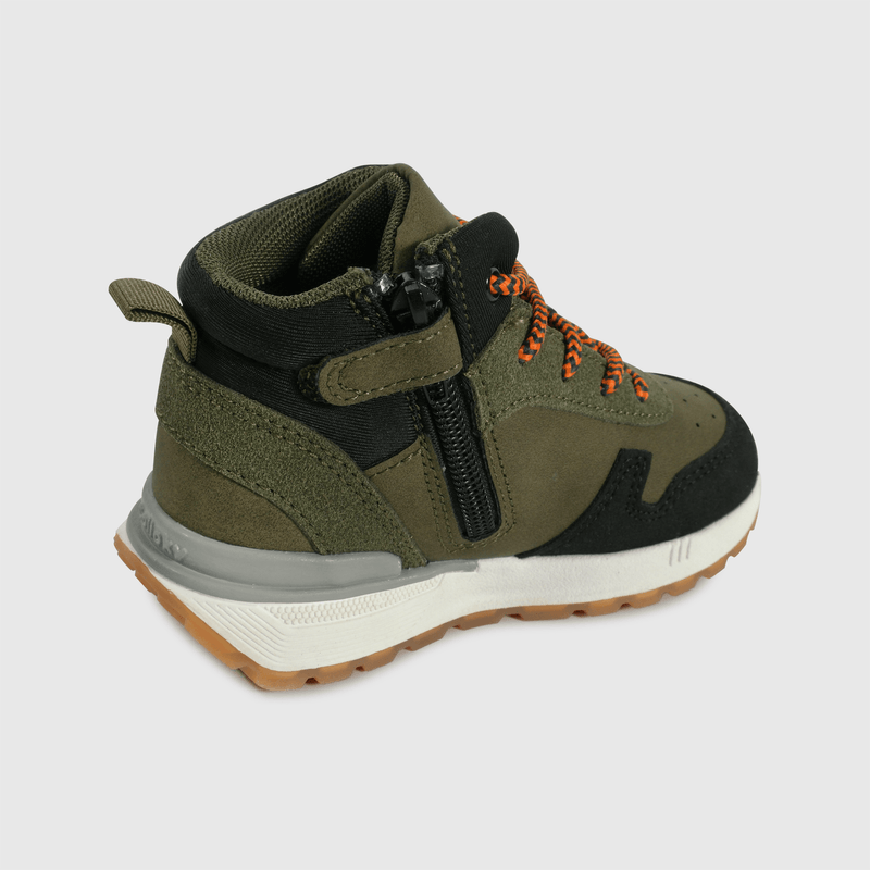 Zapatos verdes para niños, cómodos y seguros