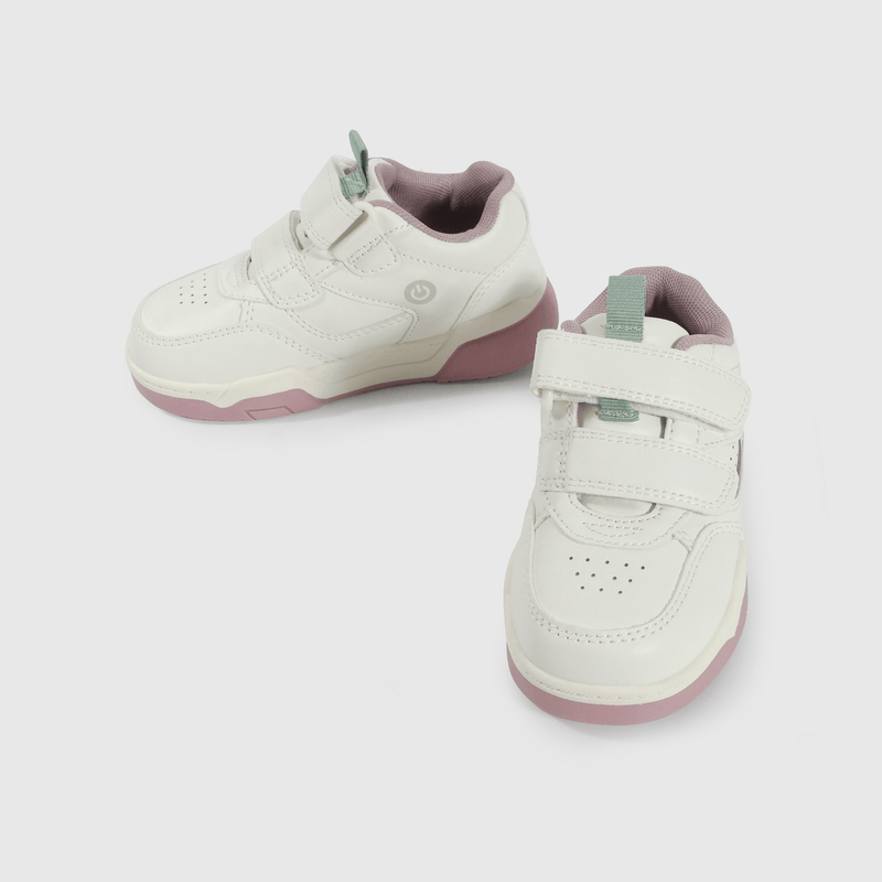 Zapatilla Blanca con Luces de Niña