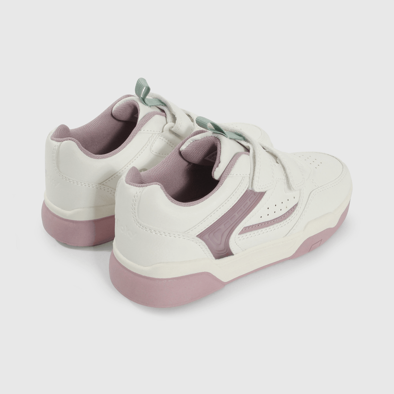 Zapatilla blanca con luces para niña, estilo y comodidad