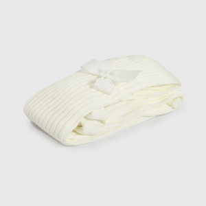 Panty blanco con moño para niñas, comodidad y estilo