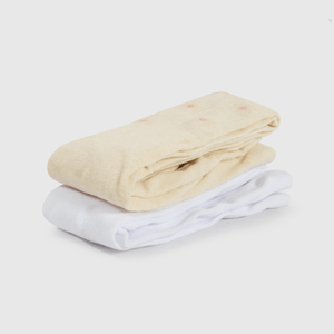 Pack 2 Pantys Gris y Blanco para niñas, comodidad y estilo