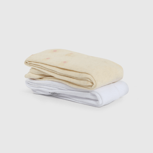 Pack 2 Pantys Gris y Blanco para niñas, comodidad y estilo