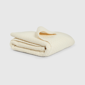 Manta suave beige para guaguas con estrellas
