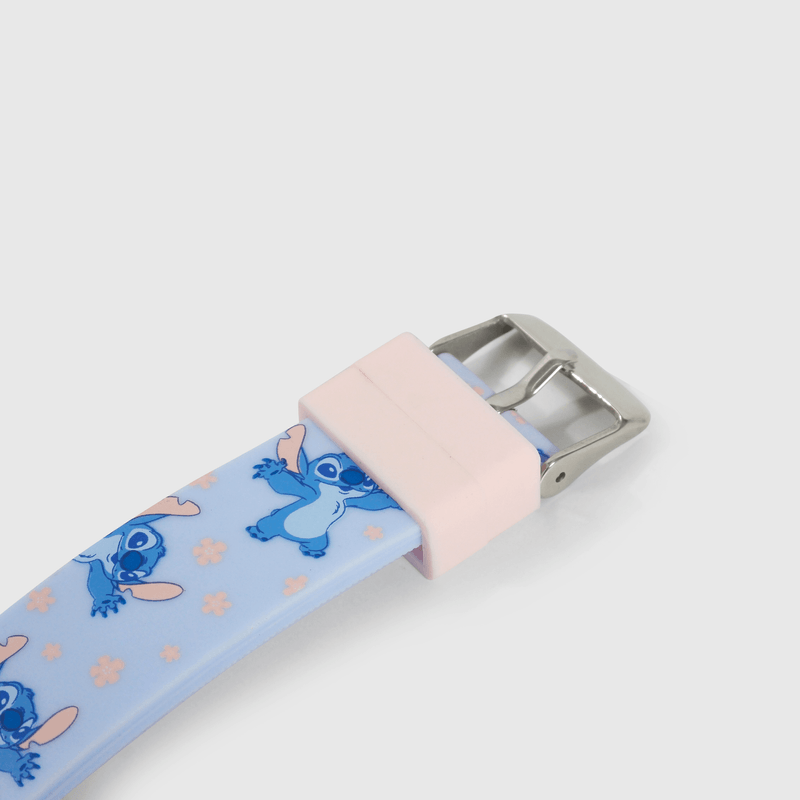 Reloj celeste con Stitch para niños, ideal y divertido