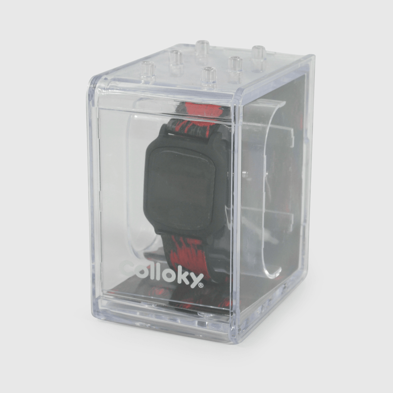 Reloj Spiderman negro para niños, estilo y diversión