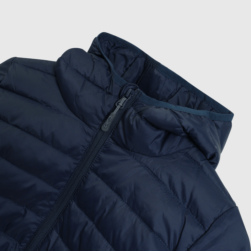 Abrigo azul para niños, estilo y calidez