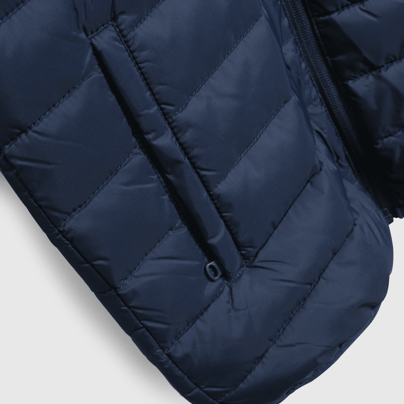 Parka Plumas Azul