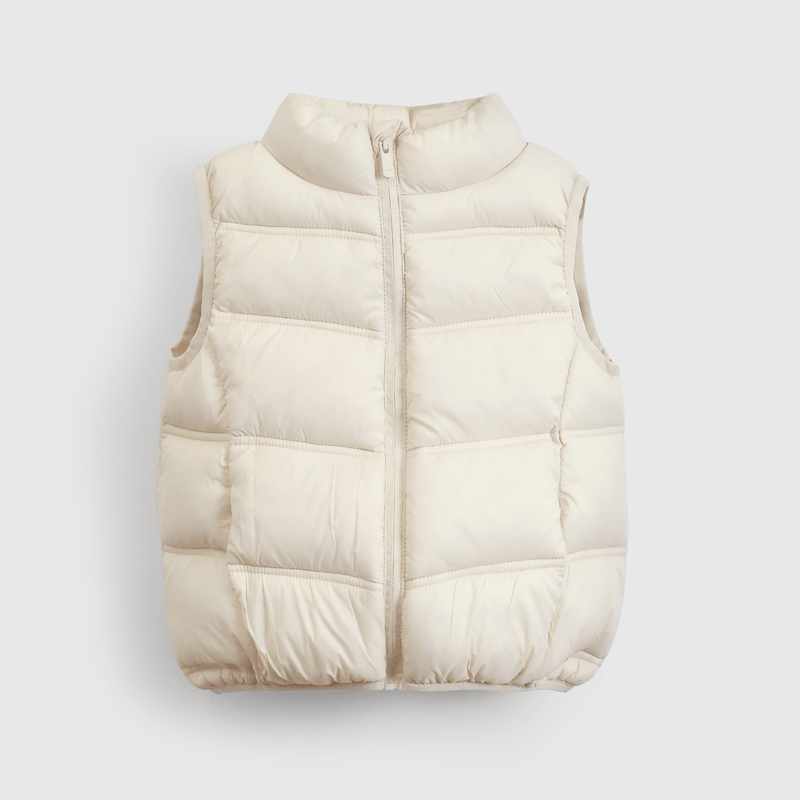 Parka Sin Mangas Beige