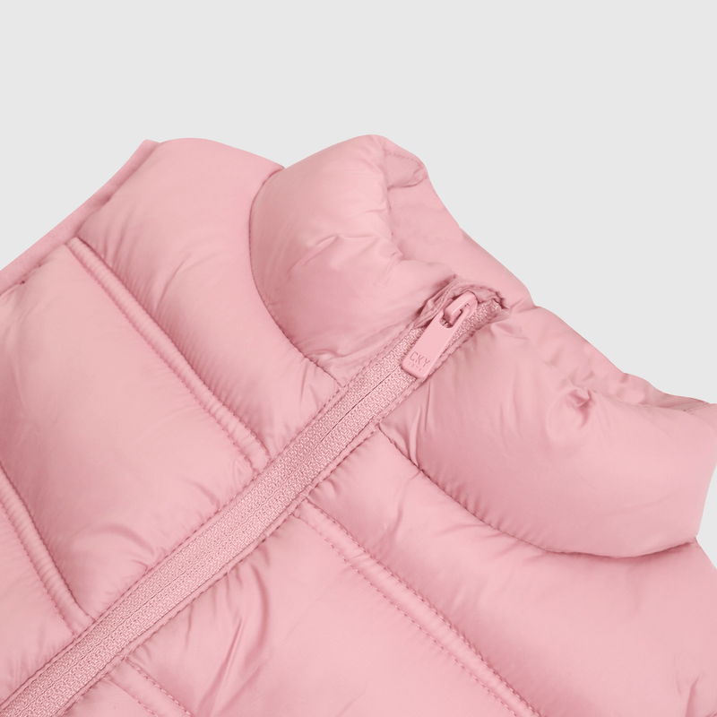 Chaleco rosa para niñas, estilo y calidez en cada momento