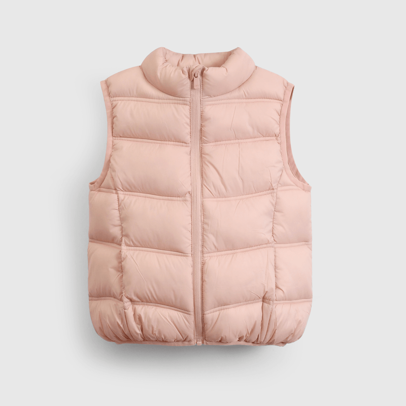 Chaleco Rosado para Niña, estilo y calidez en cada aventura