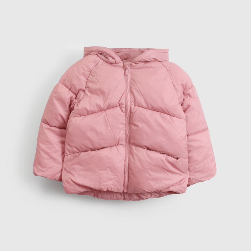 Abrigo rosado para niña, abriga con amor y estilo