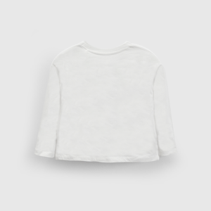 Polera blanca Minnie para niñas, estilo y comodidad