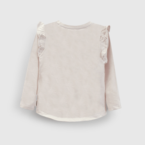 Polera niña morada Disney Frozen, estilo y comodidad