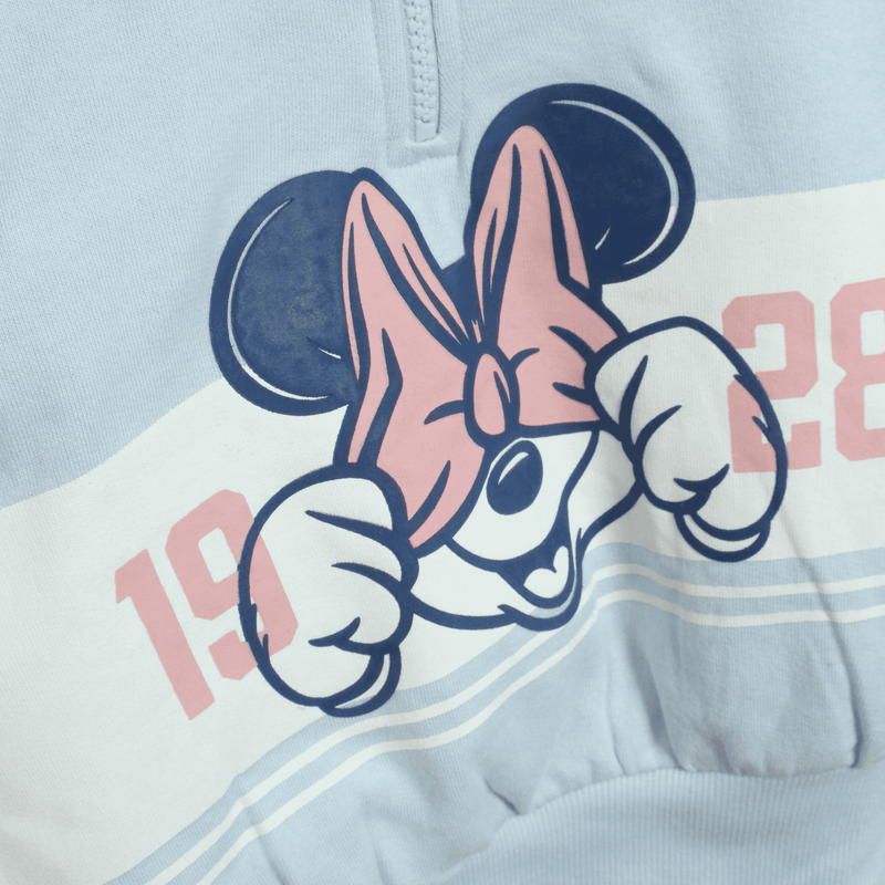 Polerón azul Minnie para niñas, comodidad y estilo
