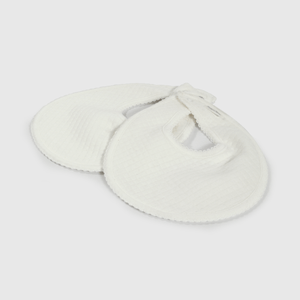 Baberos Beige para guaguas, pack de 2