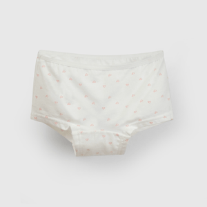 Calzones rosados con corazones para niñas, pack de 3