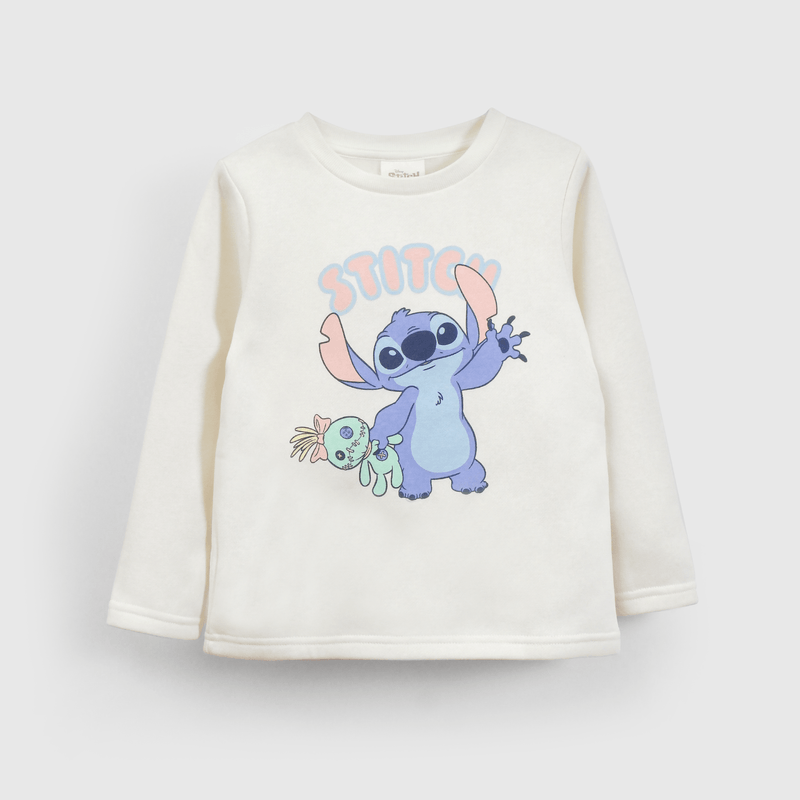 Pijama celeste con Stitch para niños cómodos y felices