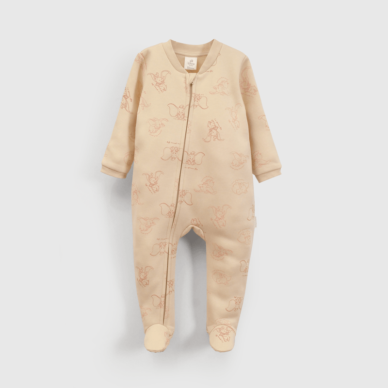 Pijama de Franela Dumbo Beige