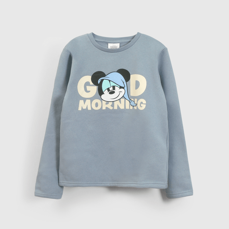 Pijama azul Mickey Mouse para niños cómodos y felices