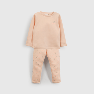Pijama suave damasco para niñas, comodidad y estilo