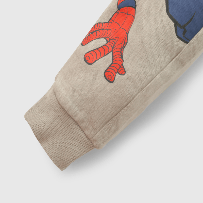 Buzo gris Spiderman para niños, comodidad y estilo