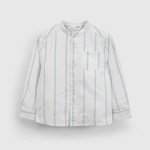 Camisa rayada blanca y azul para niños