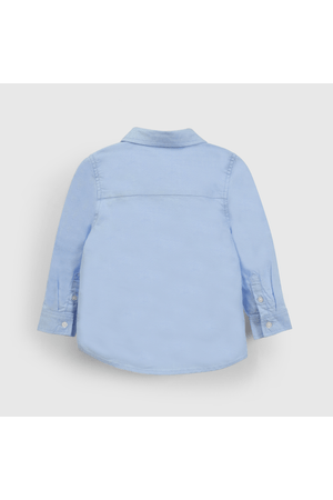 Camisa Oxford Celeste