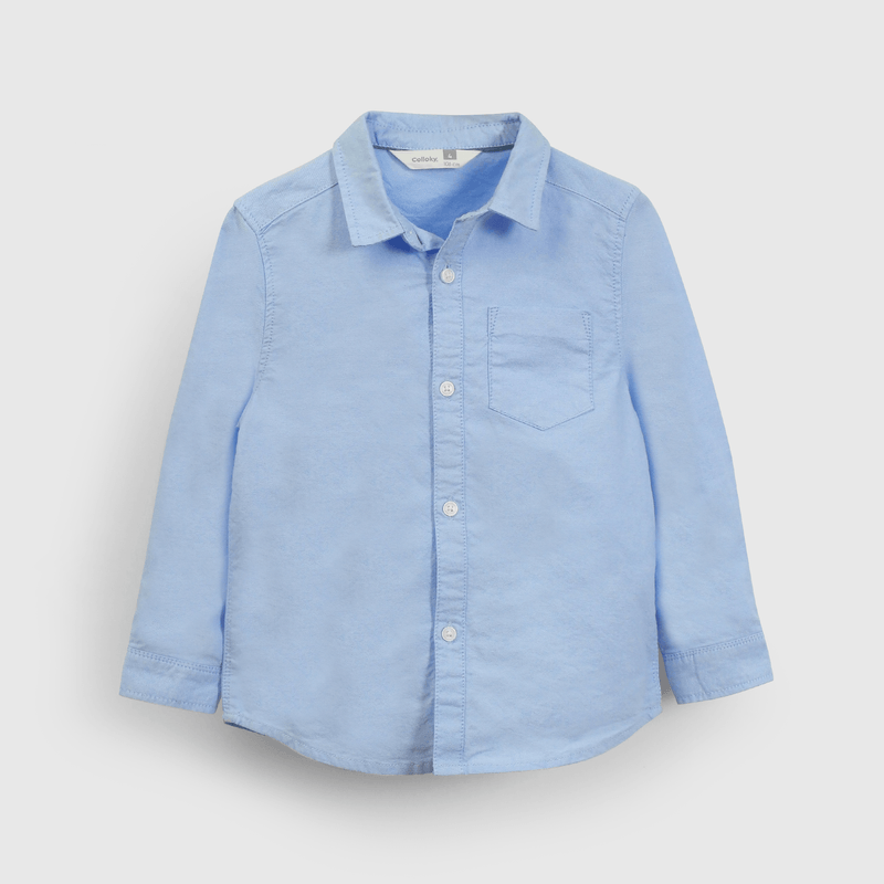 Camisa celeste para niños, estilo fresco y cómodo