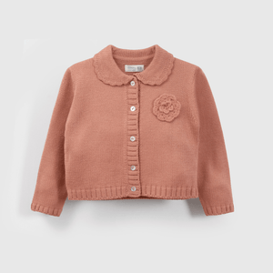 Chaleco rojo para niña, estilo encantador y cálido